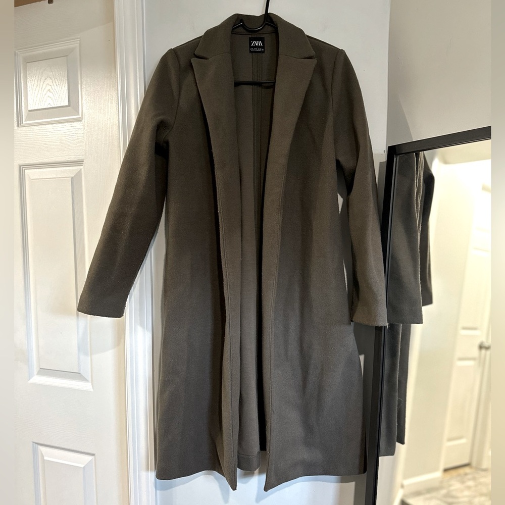 ✨Zara” Green Coat